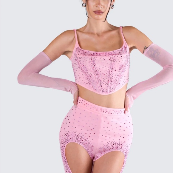 Pink 3 piece Finesse Festival Outfit - Picture 7 of 7